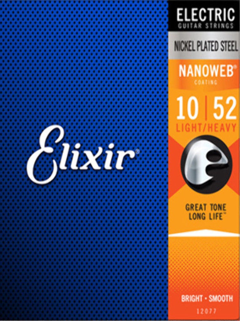Elixir 10-52 Nanoweb Electric Guitar Strings