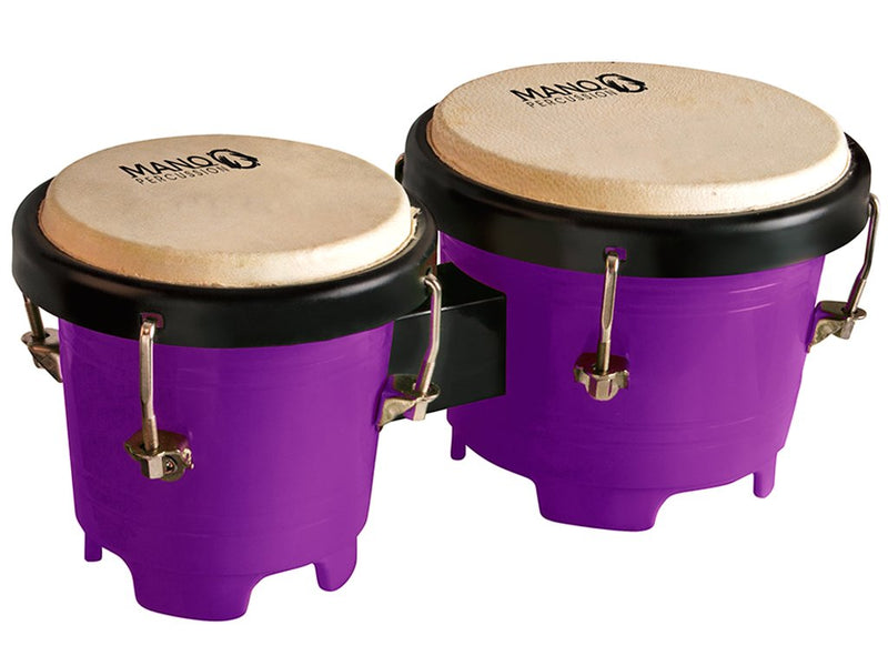 Mano Percussion 4.5 & 5 Inch Tunable Purple Mini Bongos