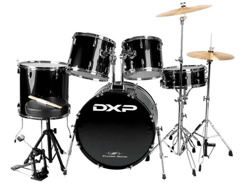 DXP 5 Piece Black Drum Kit