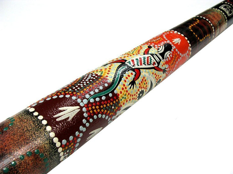 Toca Straight 47" Didgeridoo Gecko Design