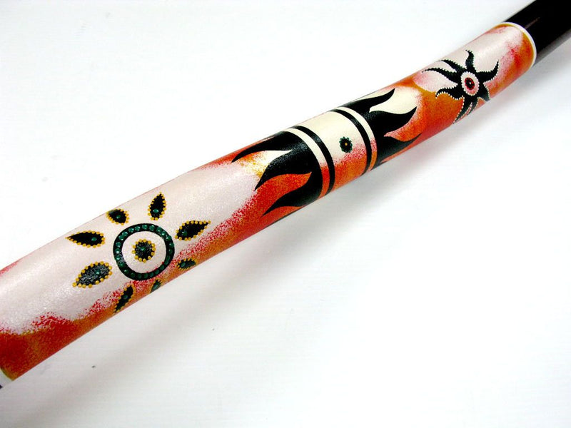 Toca Curved 50" Didgeridoo Tribal Sun Design