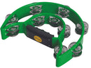 Mano Double Half Moon Tambourine Green
