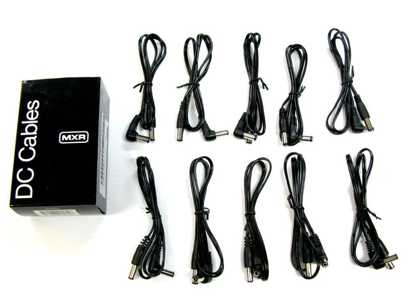 MXR Angled to Straight DC Power Cable Ten Pack