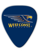 AFL West Coast Eagles Medium Celluloid 5 Pick Pack