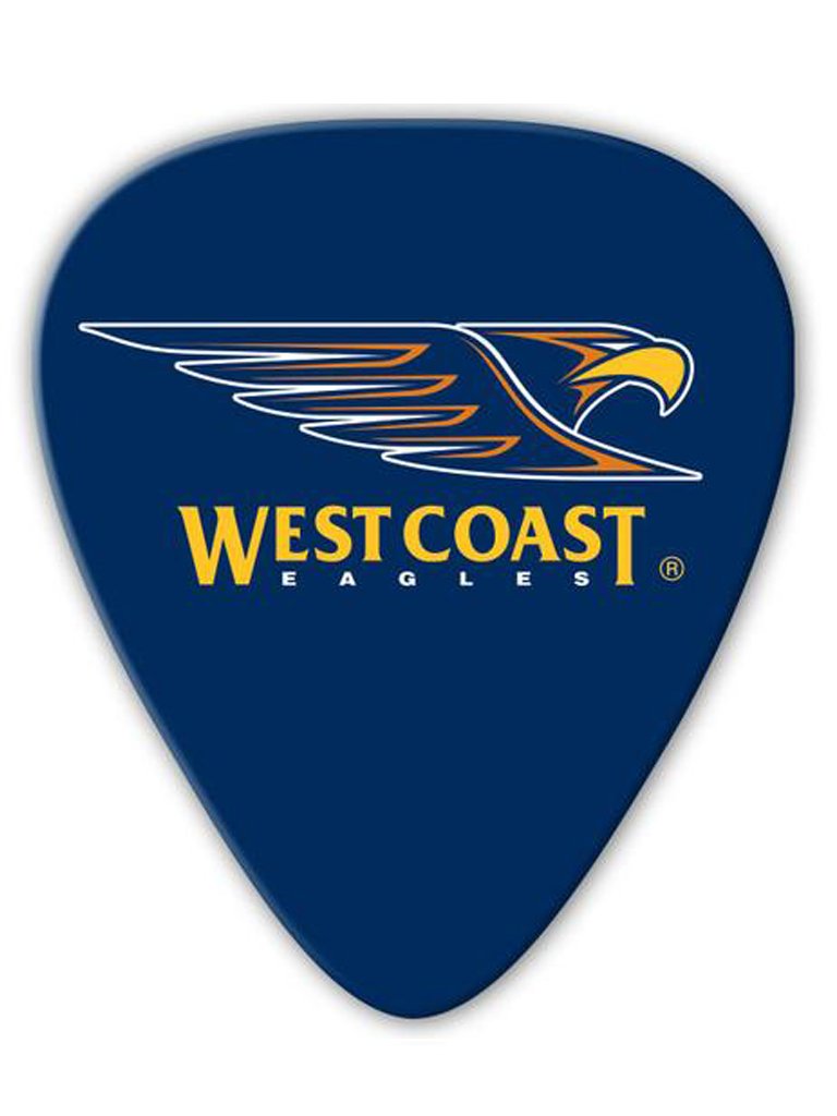 AFL West Coast Eagles Medium Celluloid 5 Pick Pack