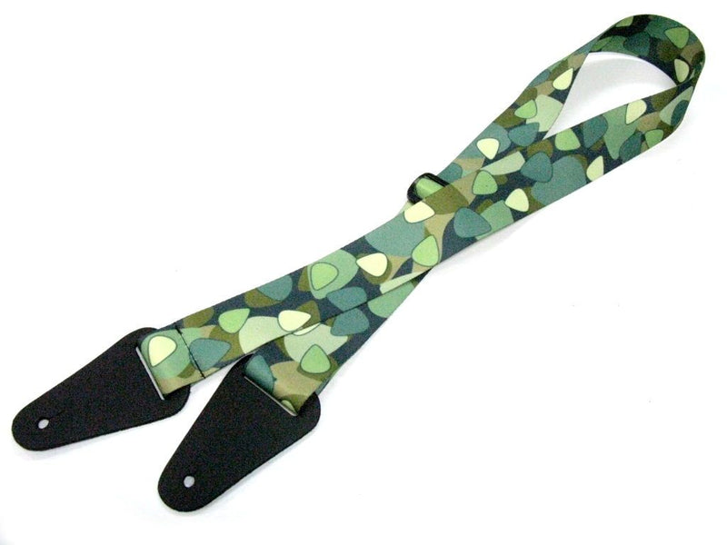 CL Camo Guitar Pick Guitar Strap