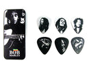 Dunlop 6 Pick Bob Marley Black and White Tin