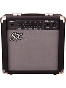 SX Precision Style Candy Apple Red Electric Bass & Amp Pack