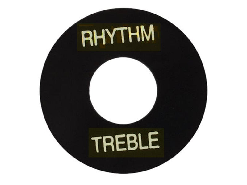 MMC LP Rhythm/Treble Toggle plate Black