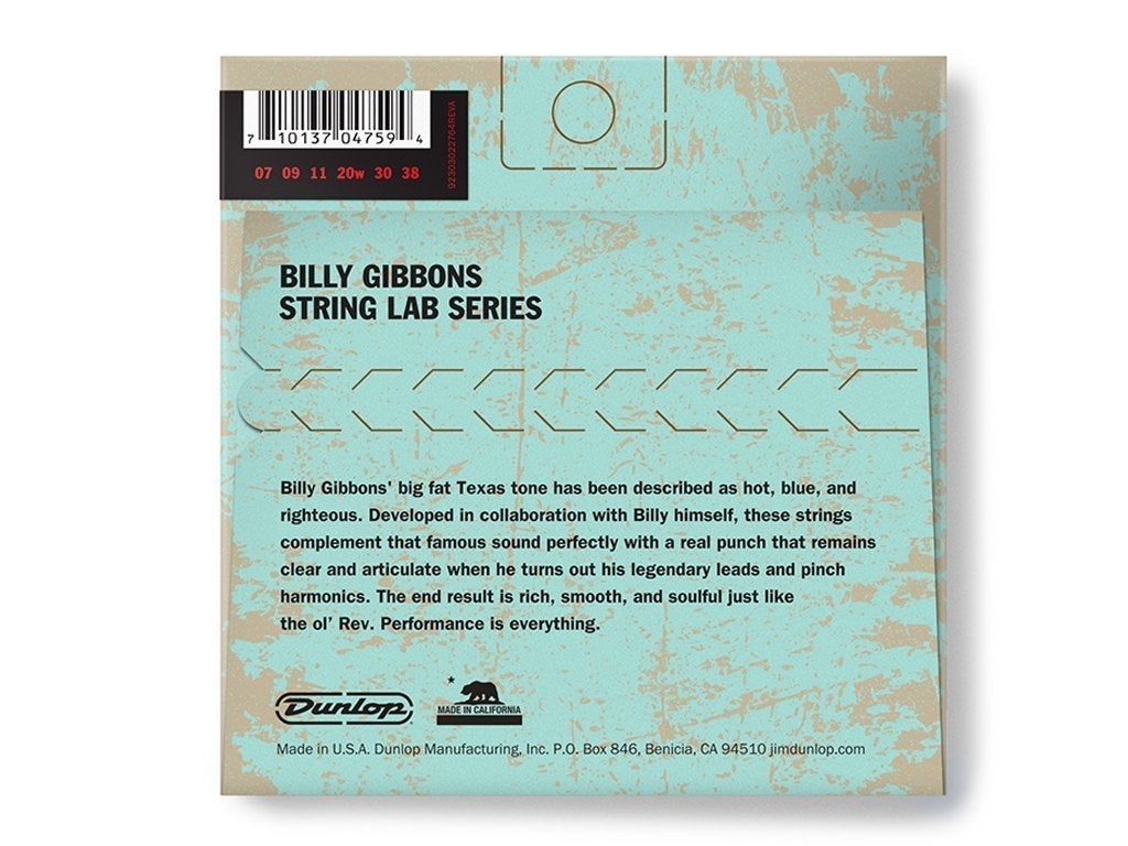 Billy gibbons shop 7 gauge strings