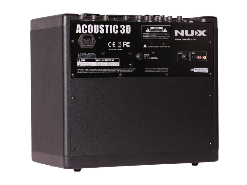 Nux Acoustic 30 Digital Acoustic Guitar Amplifier