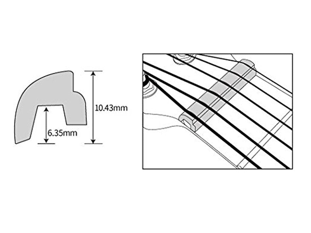 GROVER PERFECT NUT ACOUSTIC GUITAR NUT EXTENDER