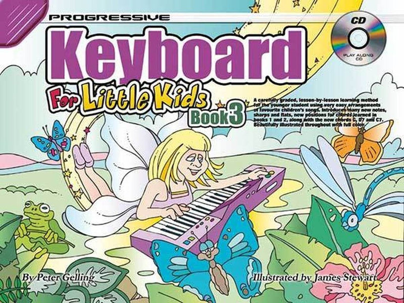 Progressive Keyboard for Little Kids Book 3