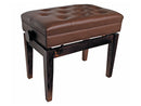 MMC Adjustable Walnut Piano Stool