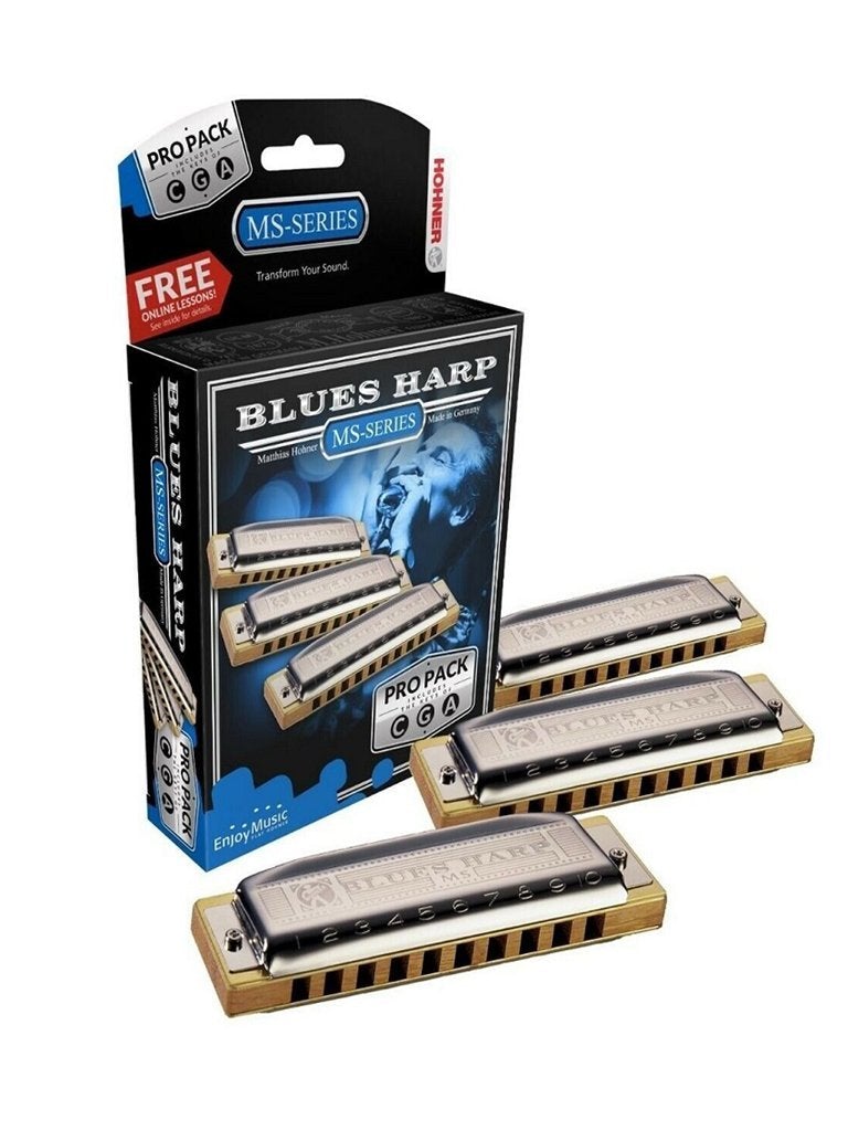 Hohner Blues Harp Triple Pack