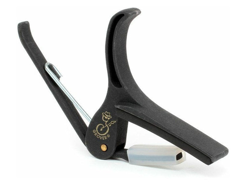 Grover Ultra Offset Curved Capo Black