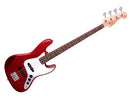 sX Candy Apple Red Jazz Bass & Amp Pack