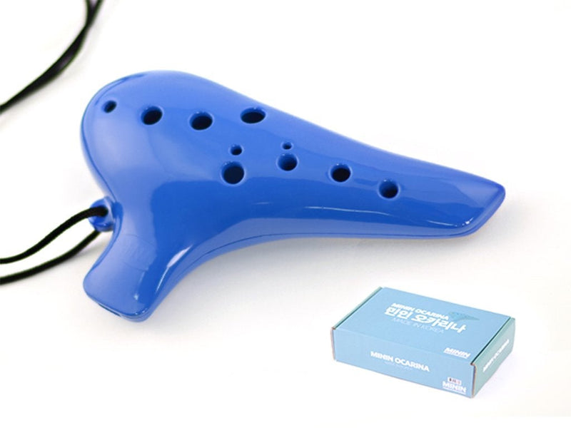 Ocarina in Cloth Pouch Key of C Blue