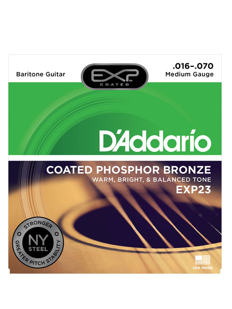 D'addario 10-70 Phosphor Bronze Acoustic Baritone Strings