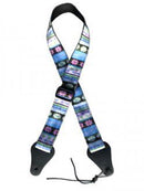 Colonial Leather Candy Blue Ukulele Strap