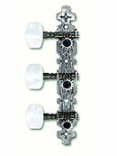 VALENCIA CLASSICAL MACHINE HEADS 3-A-SIDE 35MM NICKEL