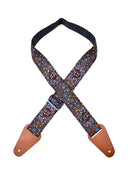 Aboriginal Art Guitar Strap Possum Motif