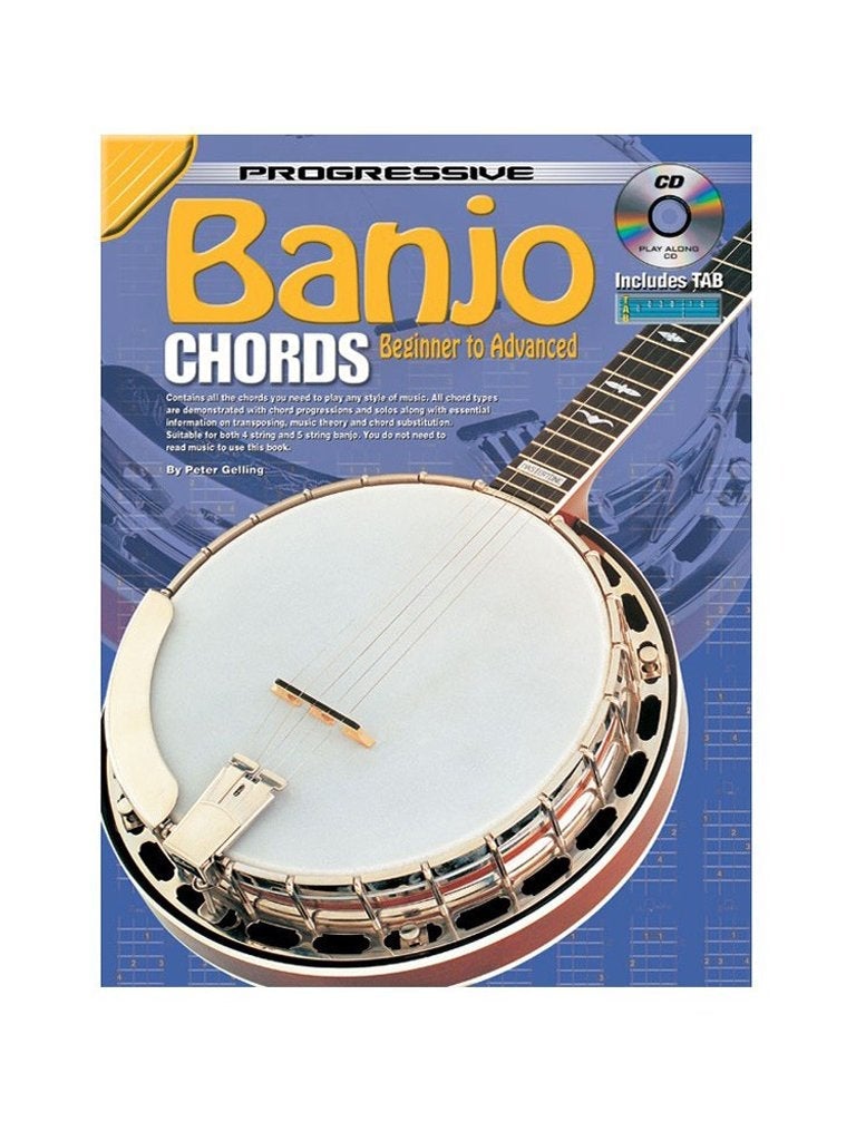 Progressive Banjo Chords Book & CD
