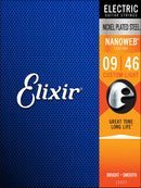 Elixir 9-46 Nanoweb Electric Guitar Strings