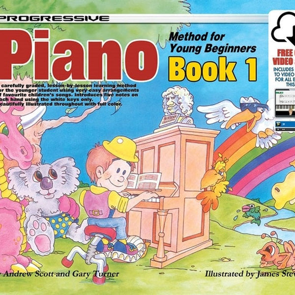 Progressive piano method hotsell for young beginners