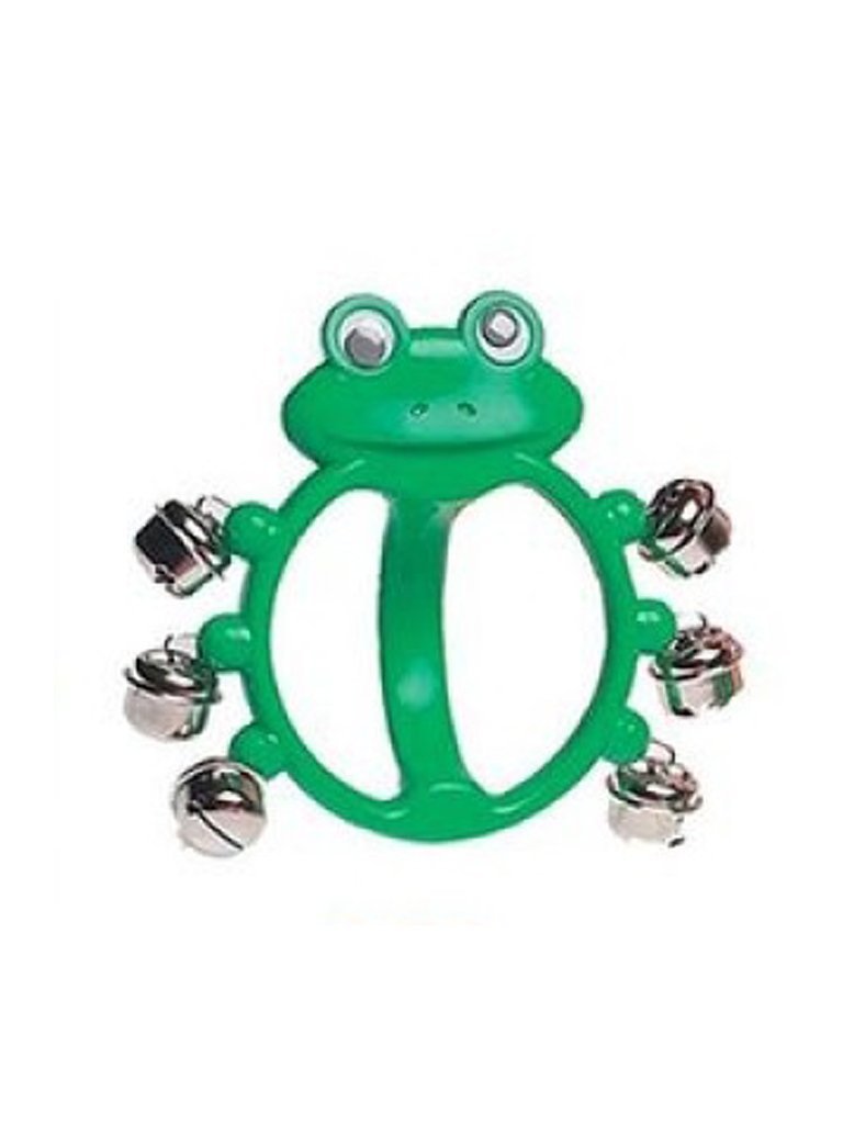 Bambina Green Frog Hand Bells