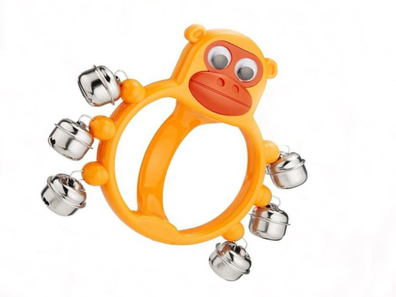 Bambina Orange Monkey Handbells