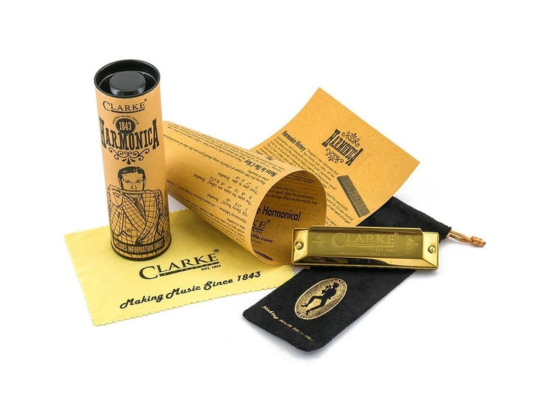 Clarke Victorian Gold Harmonica Key of C
