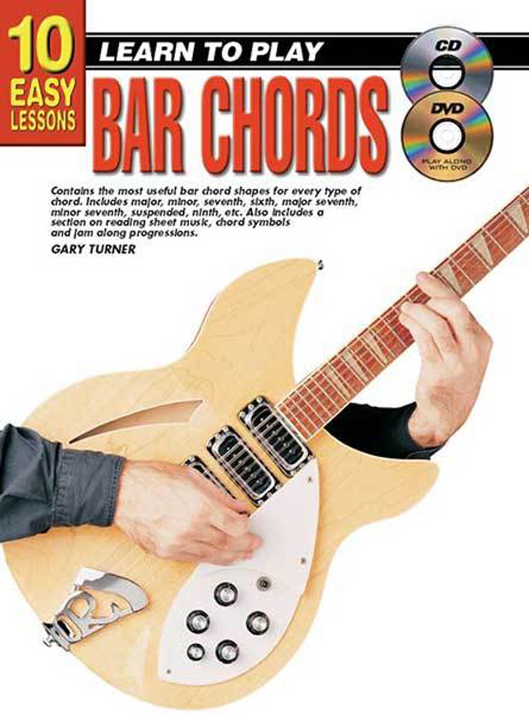 10 Easy Lessons Learn to Play Bar Chords Book