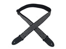 Dunlop Black and White Checker Guitar Strap