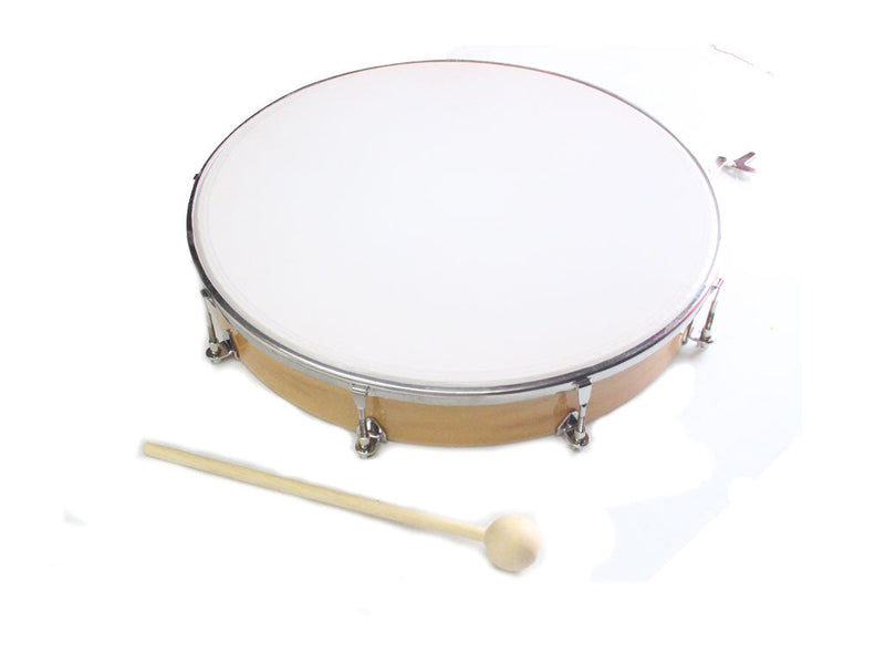 12" Tunable Wood Rimmed Frame Drum Tambour