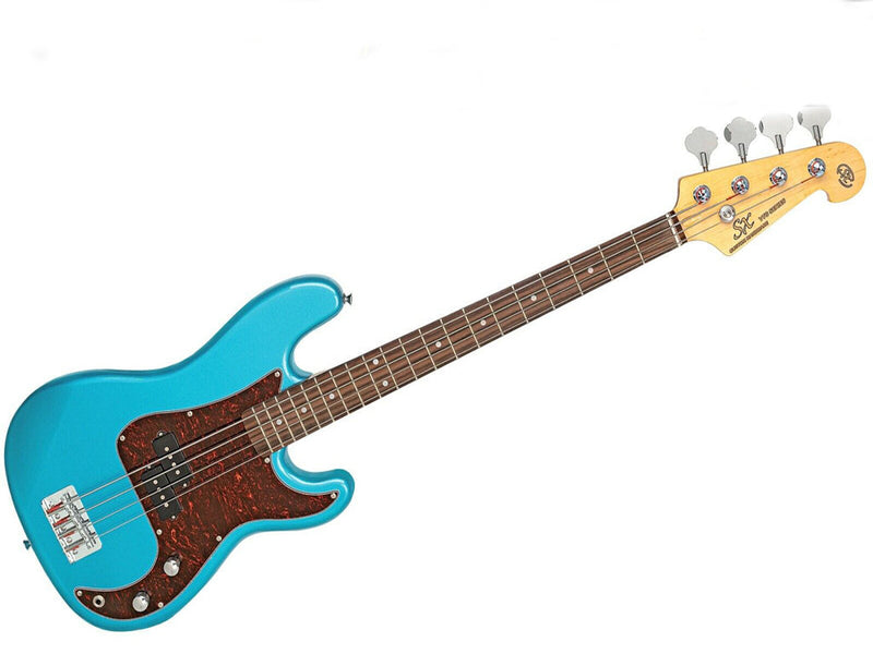 SX Precision Style 3/4 Size Lake Placid Blue Electric Bass Guitar