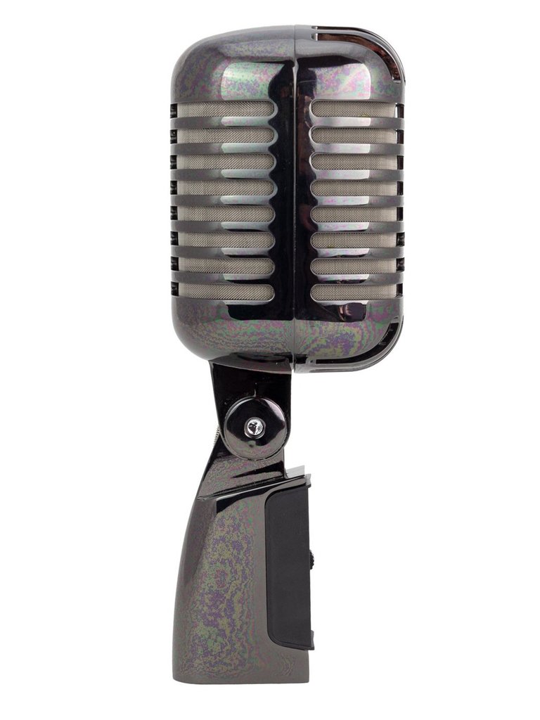 Soundart Dynamic Black Chrome Birdcage Style Microphone