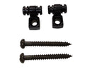 Strat Style String Tree Roller Retainers Black