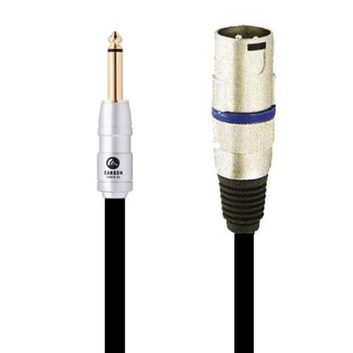 Carson 6' (1.8m) XLR (Male) to 1/4" TS (Male) Cable