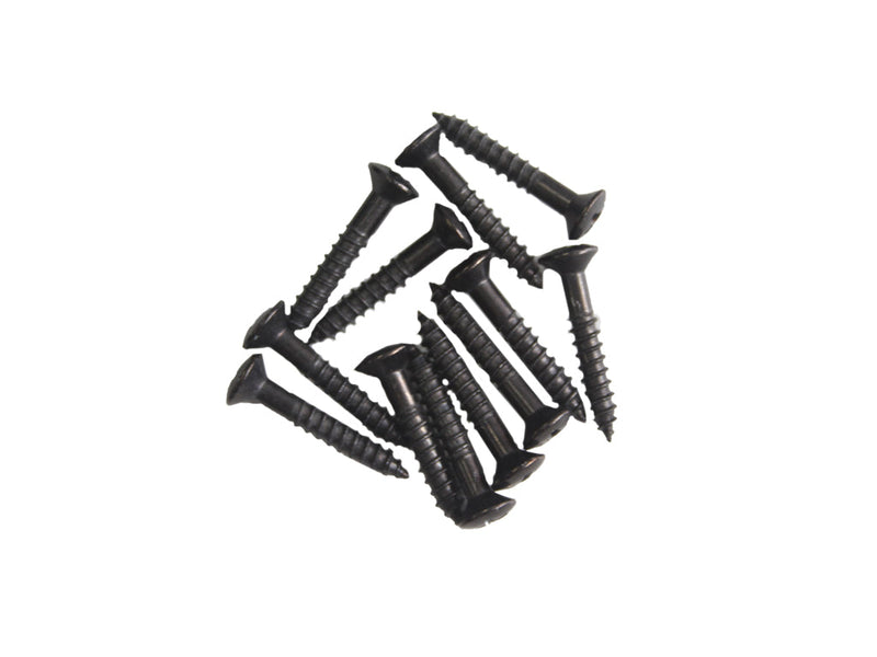 UniPart Fixed Bridge Screws Black 12 Pack