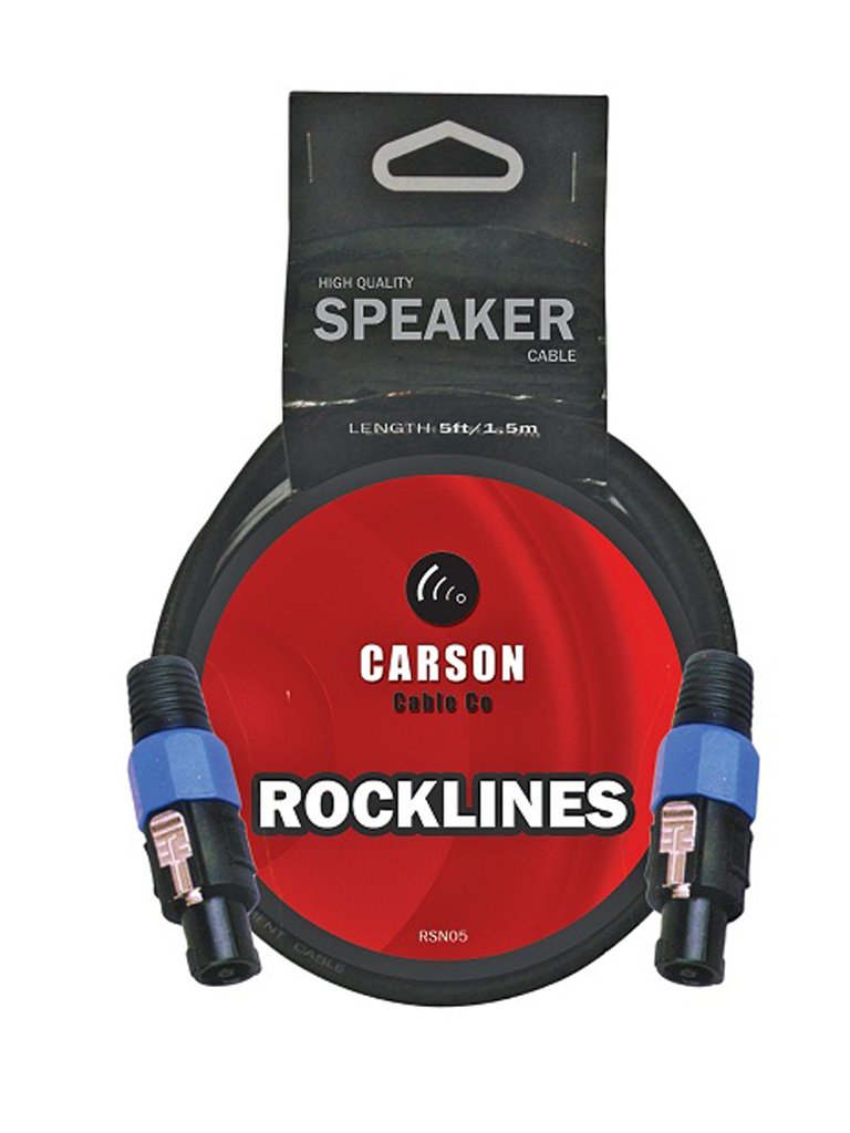 Carson 5' (1.5m) Speakon Speaker Cable