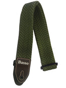Basso Guitar Strap Cotton Indie Olive