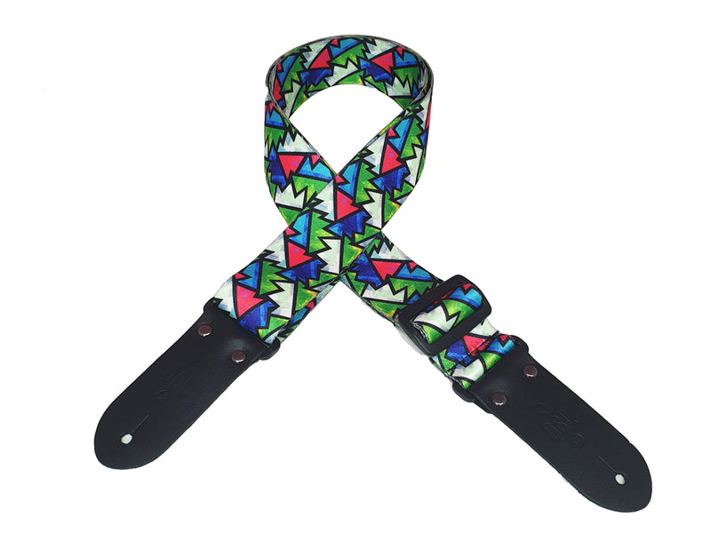 DSL Geometric Abstract Guitar Strap