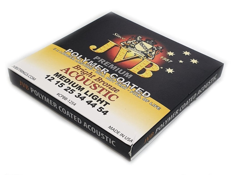 JVB 12-54 Coated 80/20 Bronze Acoustic Strings