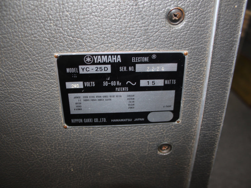 Yamaha YC-25D Vintage Organ (Rare)