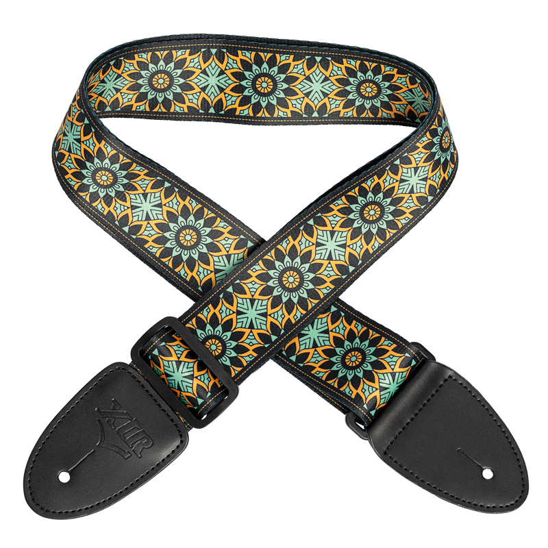 XTR LS400 Mandala Art Blue/Yellow 2in Strap