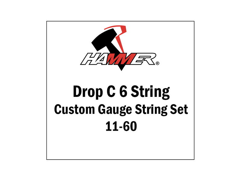 Hammer Drop C Custom Six String Set