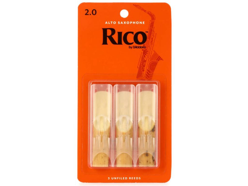 Rico Alto Saxophone Reeds Size 2 Triple Pack