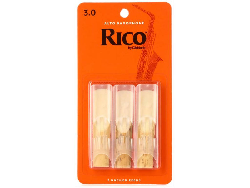 Rico Alto Saxophone Reeds Size 3 Triple Pack