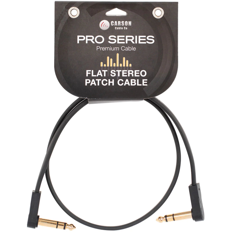 Carson 3' (90cm) Angled Stereo Patch Cable